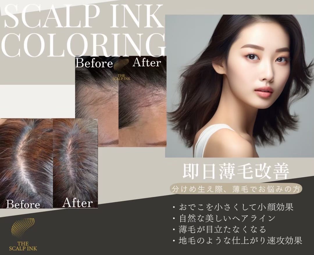 SCALP INK COLORING